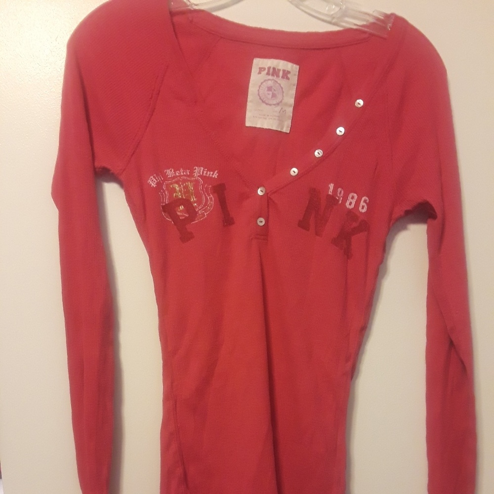 Victorias secret pink lounge pj top